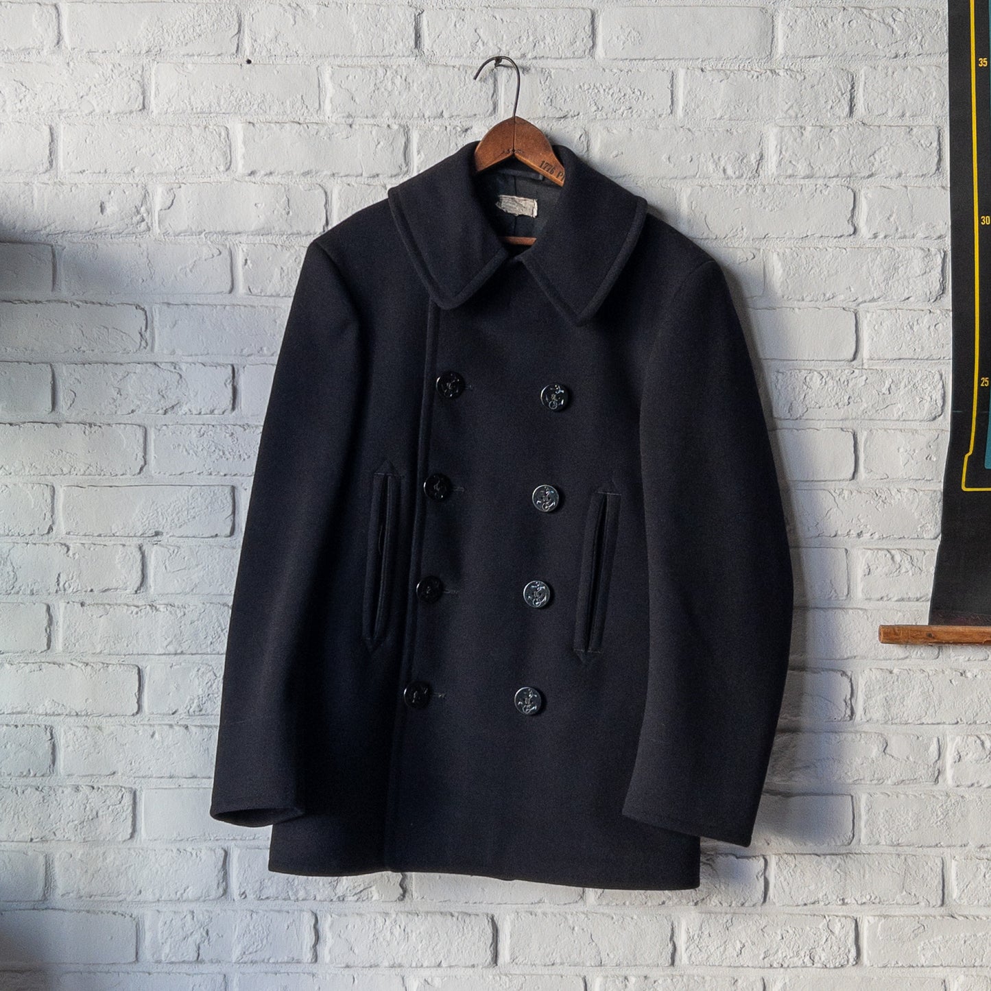 WWⅡ U.S. NAVY P-COAT 1940'S DEAD STOCK(36)