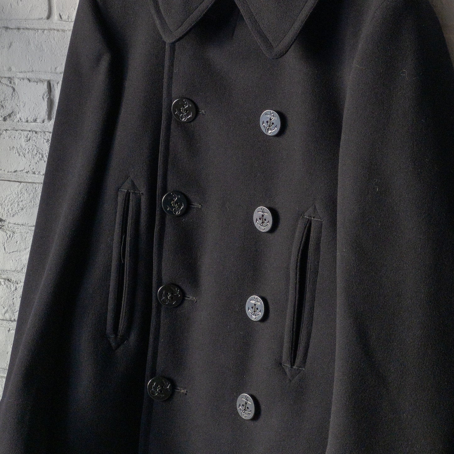 WWⅡ U.S. NAVY P-COAT 1940'S DEAD STOCK(36)