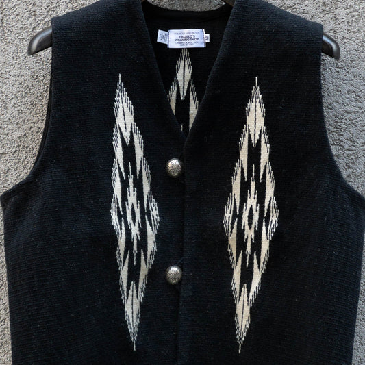 TRUJILLO’S CHIMAYO VEST BLACK *EXCLUSICVE