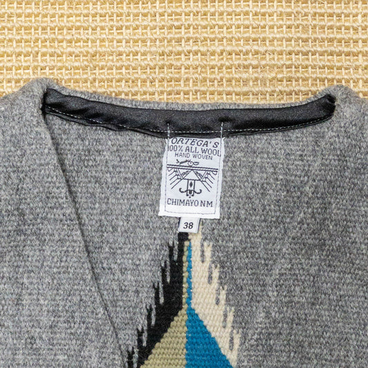 ORTEGA’S CHIMAYO VEST GRAY (38)