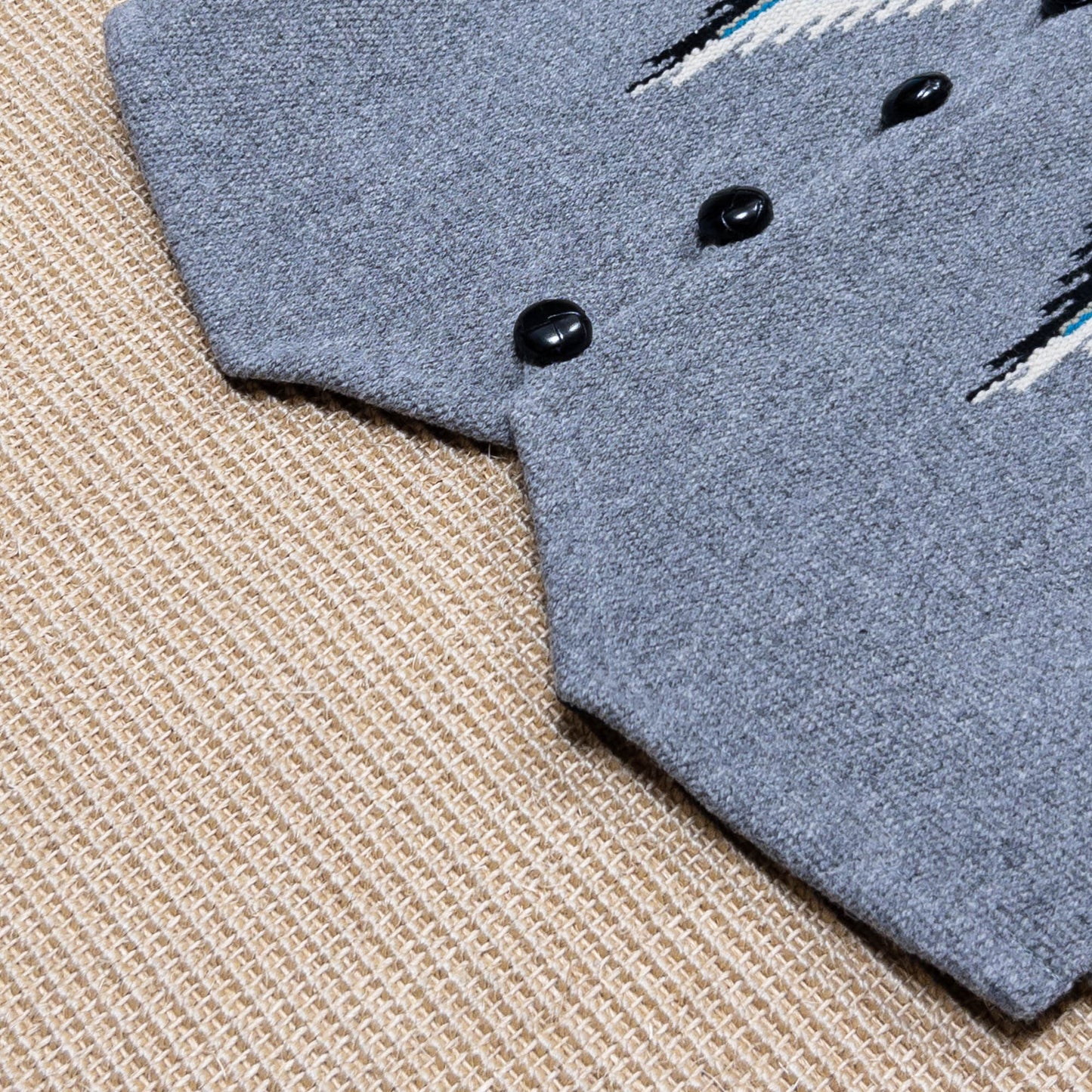 ORTEGA’S CHIMAYO VEST GRAY (38)