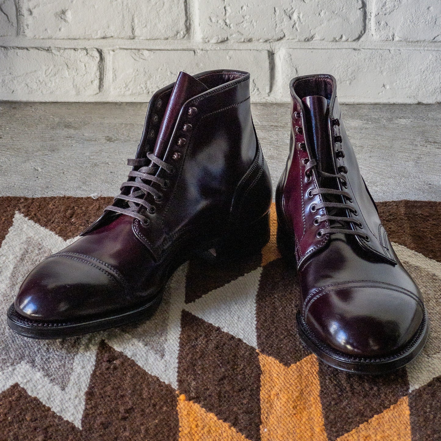 ANATOMICA by ALDEN CAP-TOE BOOTS 1128