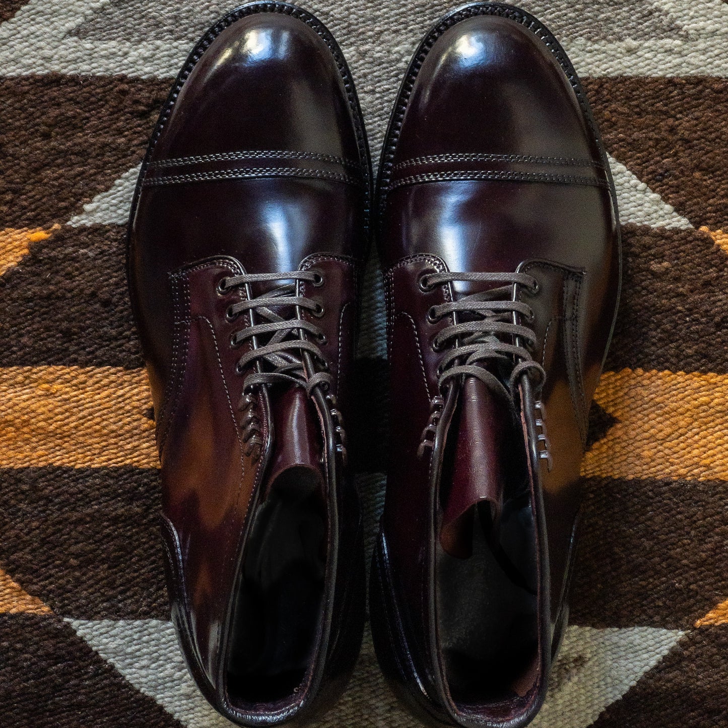 ANATOMICA by ALDEN CAP-TOE BOOTS 1128