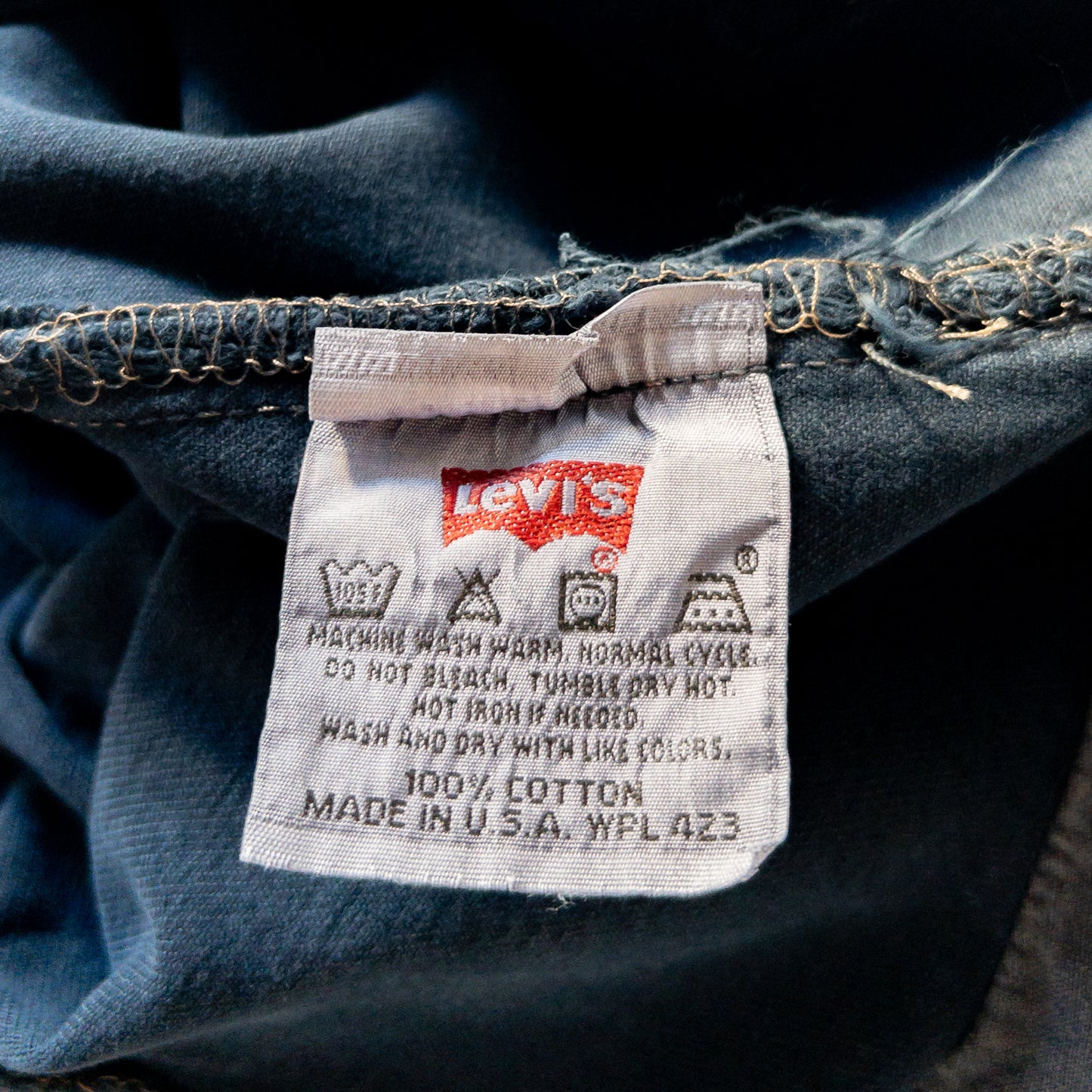 LEVI'S 501 OVERDYE COLOR DENIM 94's DEAD STOCK (W31L32)