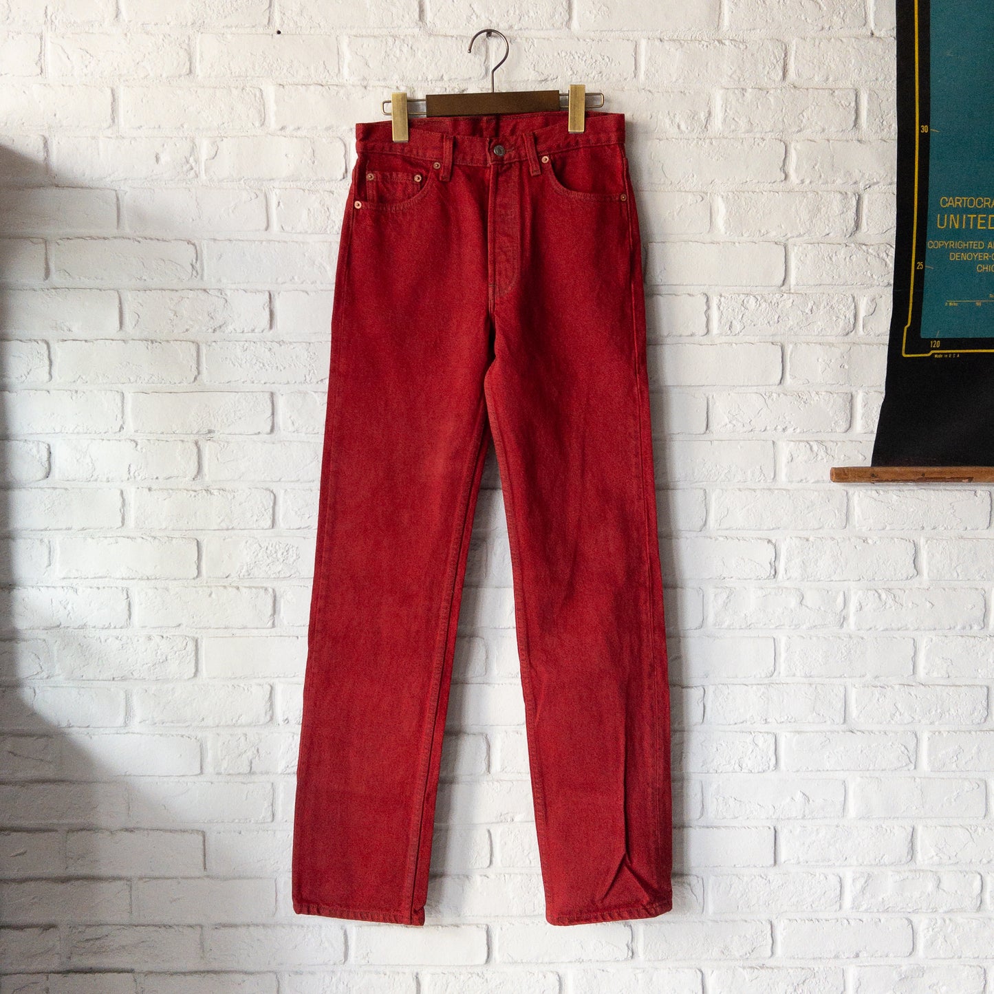 LEVI'S 501 OVERDYE COLOR DENIM 94's DEAD STOCK (W29L34)