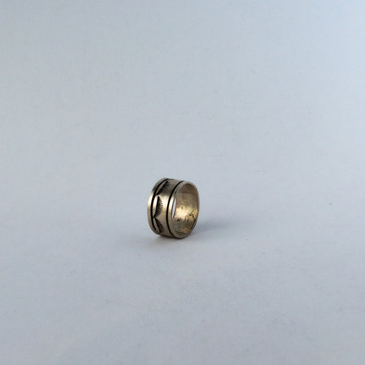 NAVAJO SILVER RING(#23) by RICK ENRIQUEZ var.2