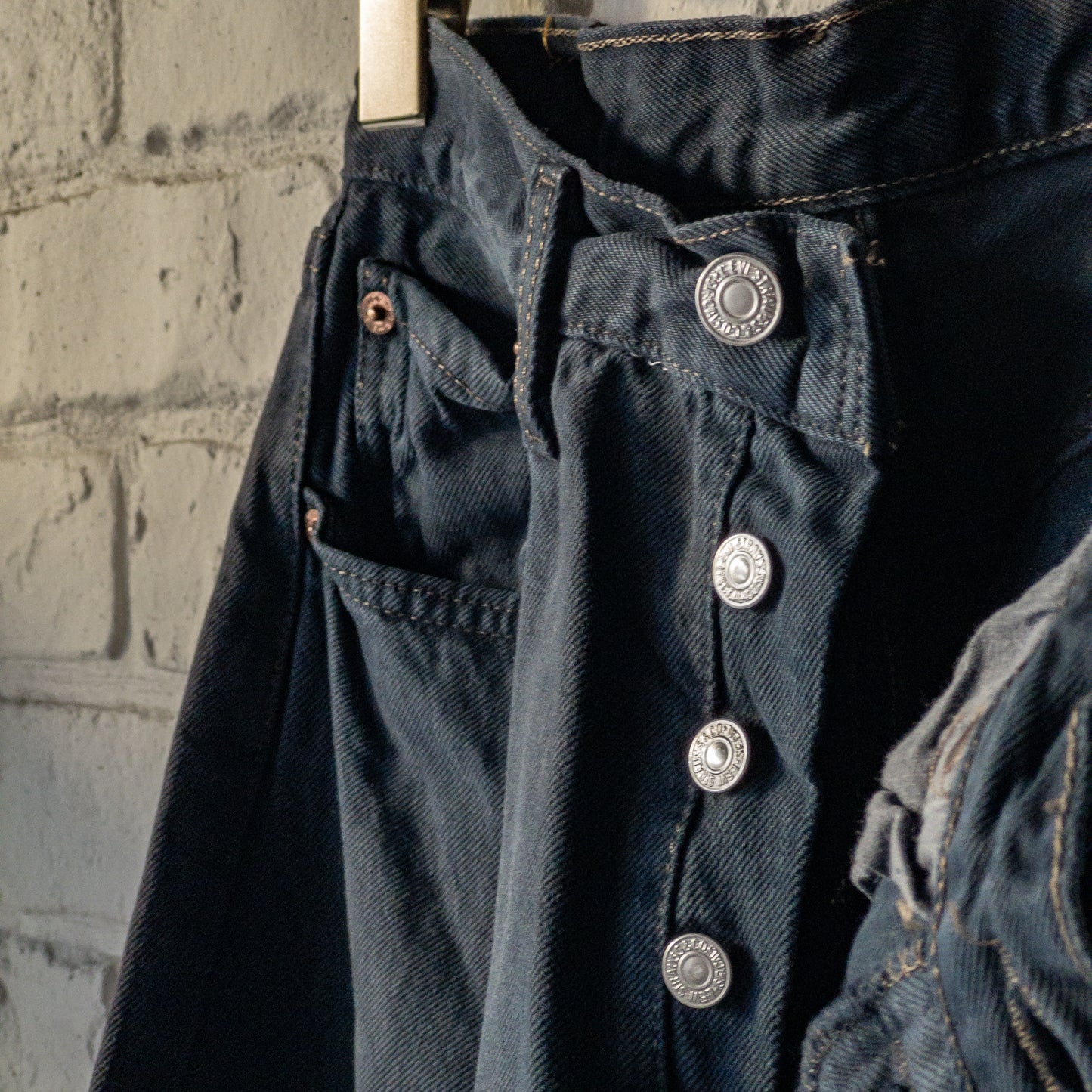 LEVI'S 501 OVERDYE COLOR DENIM 94's DEAD STOCK (W31L32)