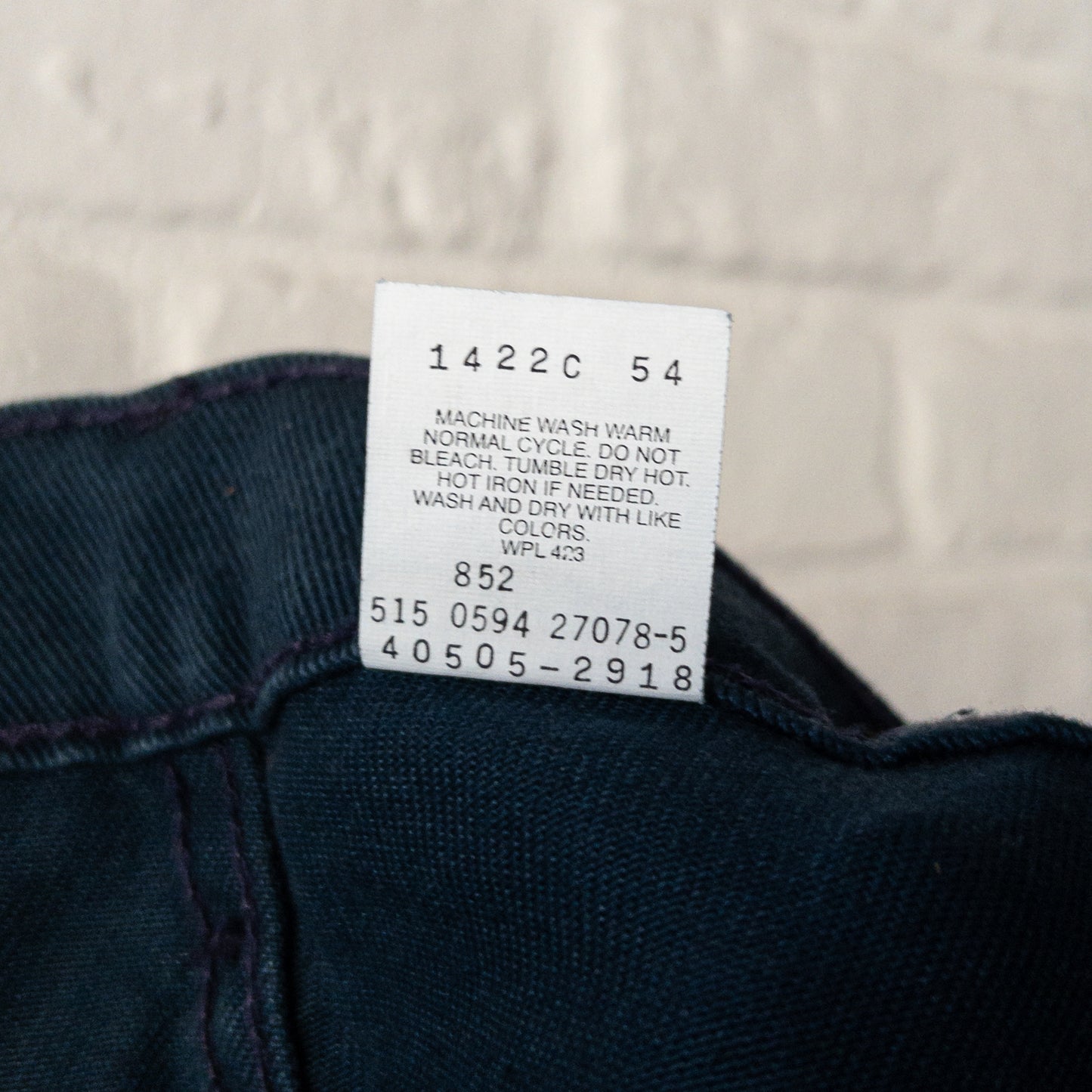 LEVI'S 505 COLOR DENIM 90's DEAD STOCK (W32L32)