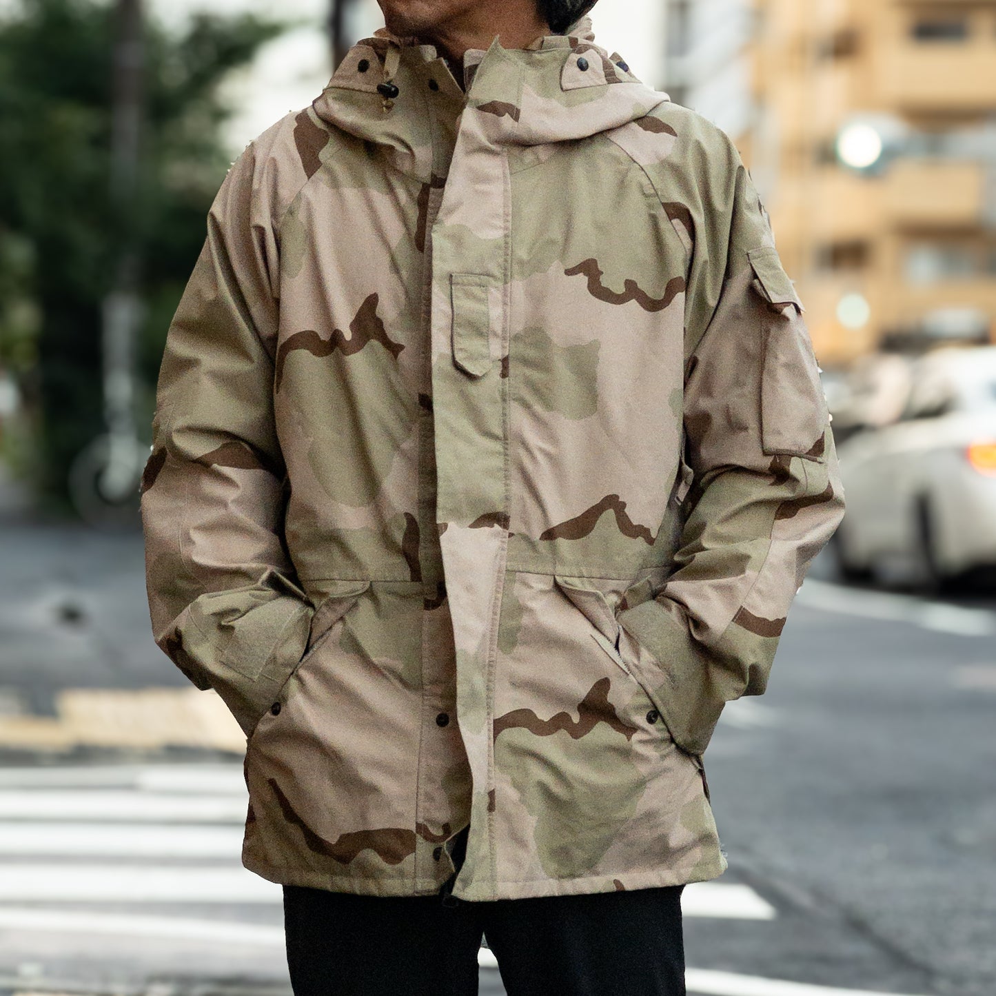 US ARMY ECWCS GORE-TEX DESERT CAMO PARKA 02'S VINTAGE MEDIUM-REGULAR