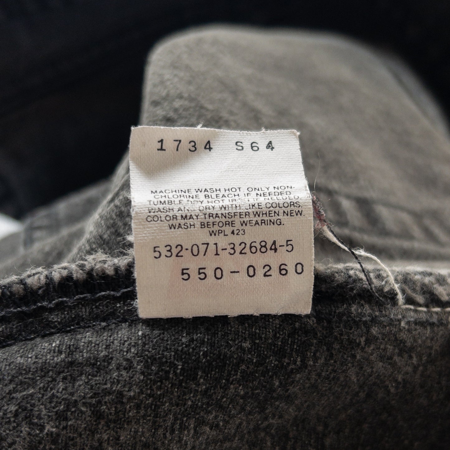 LEVI'S 550 BLACK 90's VINTAGE (W34L30)
