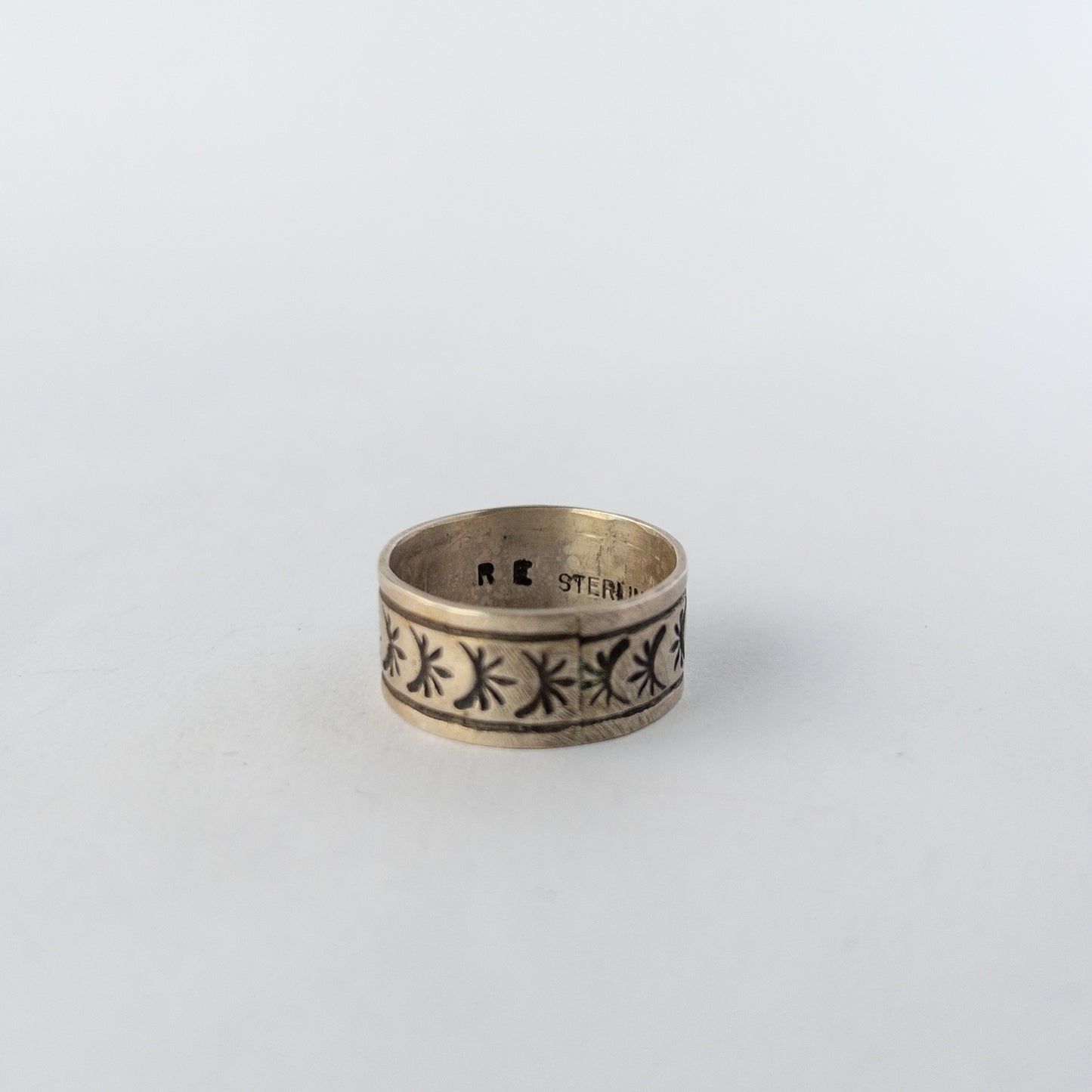 NAVAJO SILVER RING(#26) by RICK ENRIQUEZ var.1