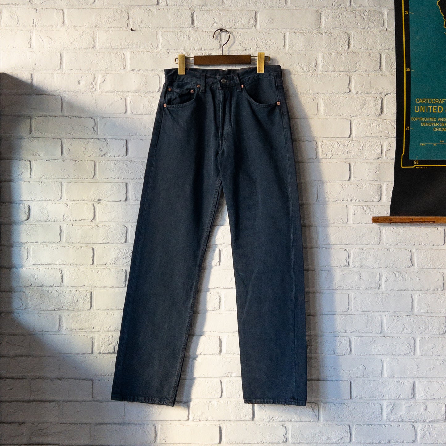 LEVI'S 501 OVERDYE COLOR DENIM 94's DEAD STOCK (W31L32)