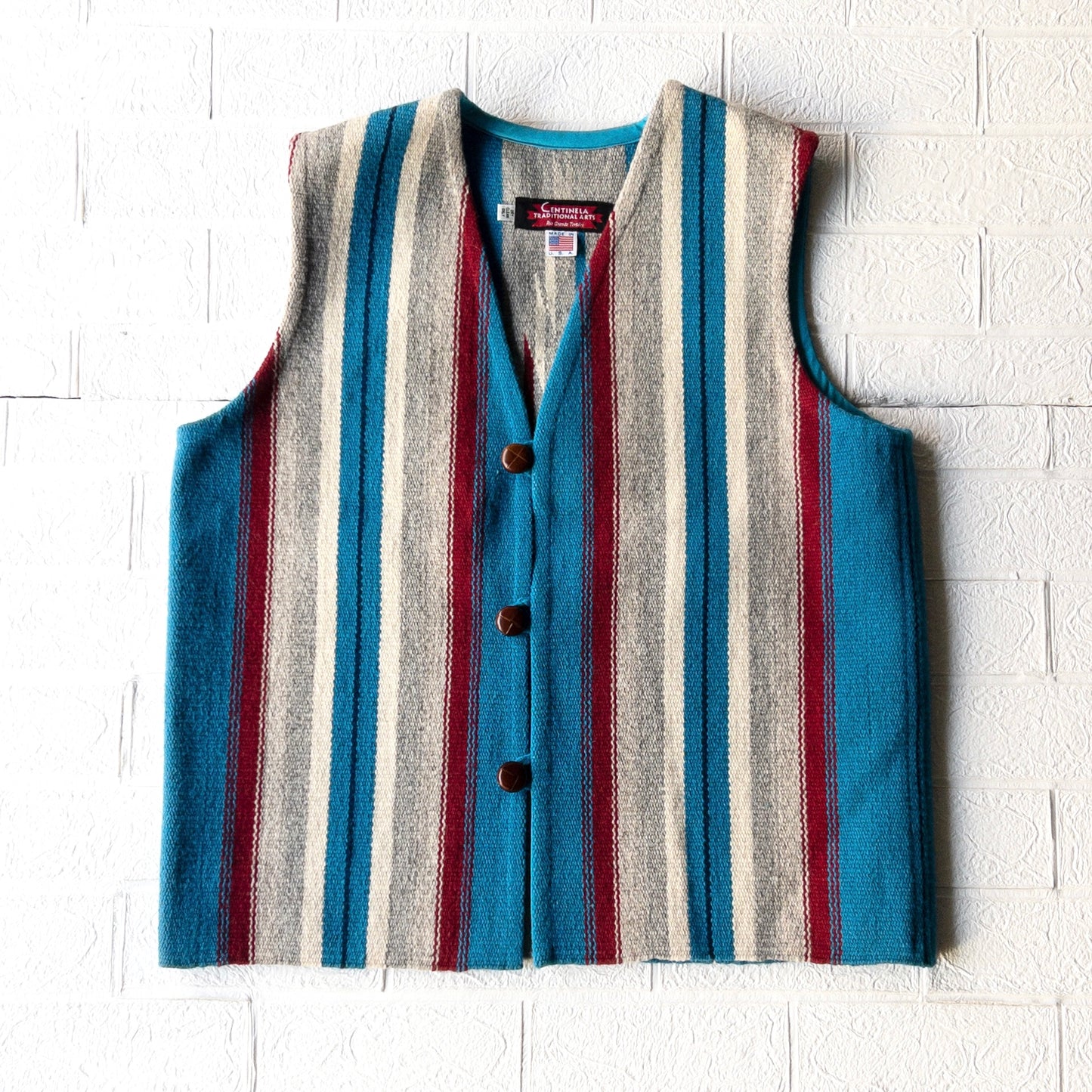 CENTINELA CHIMAYO TURQUOIS BLUE VEST (SIZE40)