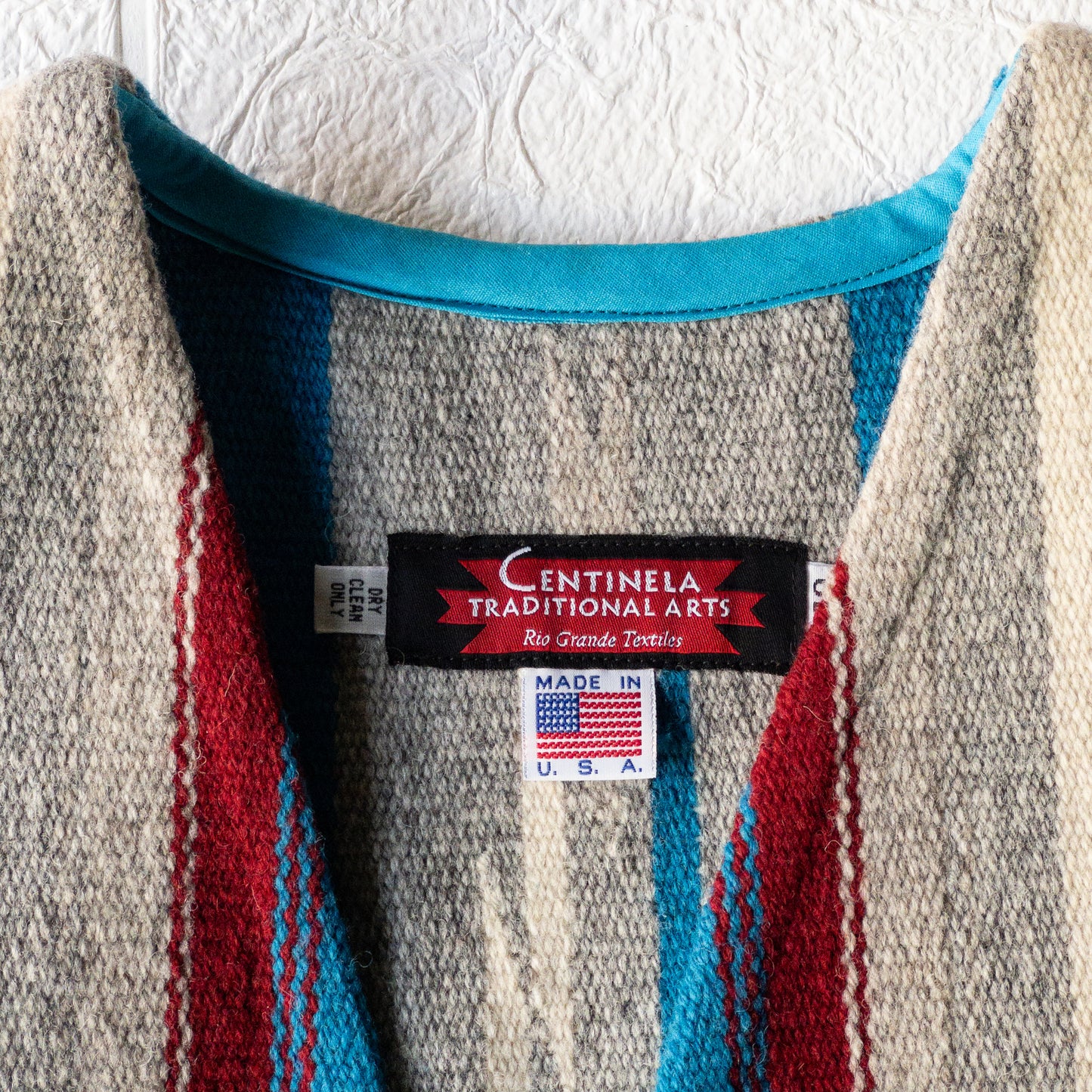 CENTINELA CHIMAYO TURQUOIS BLUE VEST (SIZE40)