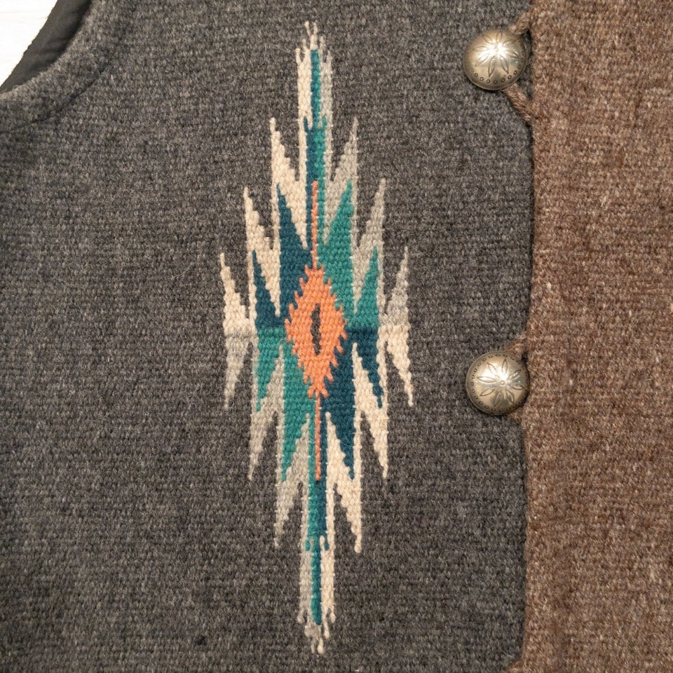 TRUJILLO’S CHIMAYO 3COLORS VEST(BROWN,GREY,BLACK)