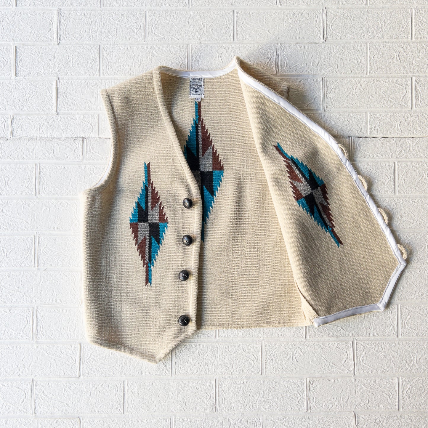ORTEGA’S CHIMAYO VEST OATMEAL (SIZE42)