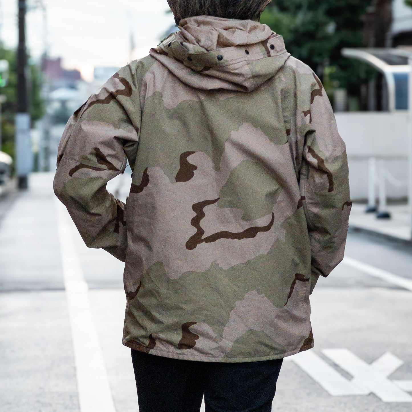 US ARMY ECWCS GORE-TEX DESERT CAMO PARKA 02'S VINTAGE MEDIUM-REGULAR