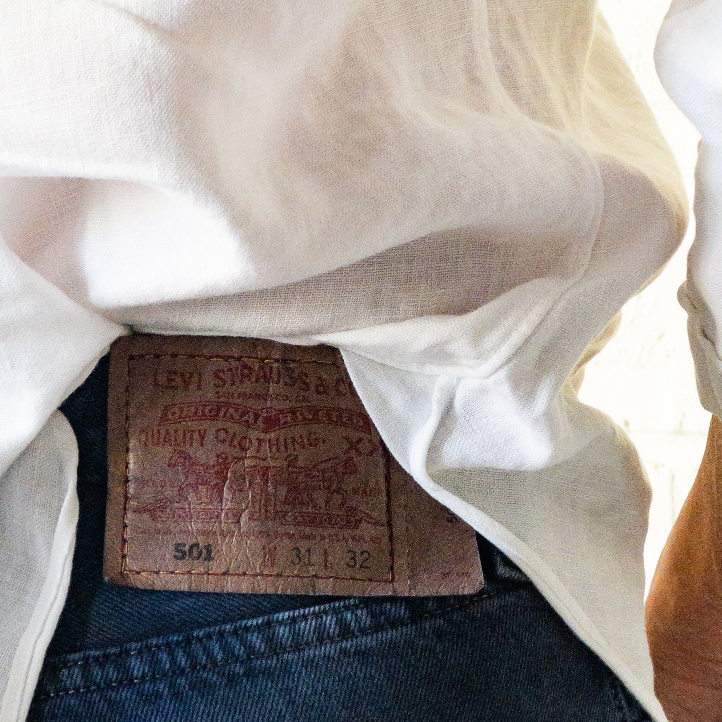 LEVI'S 501 OVERDYE COLOR DENIM 94's DEAD STOCK (W31L32)