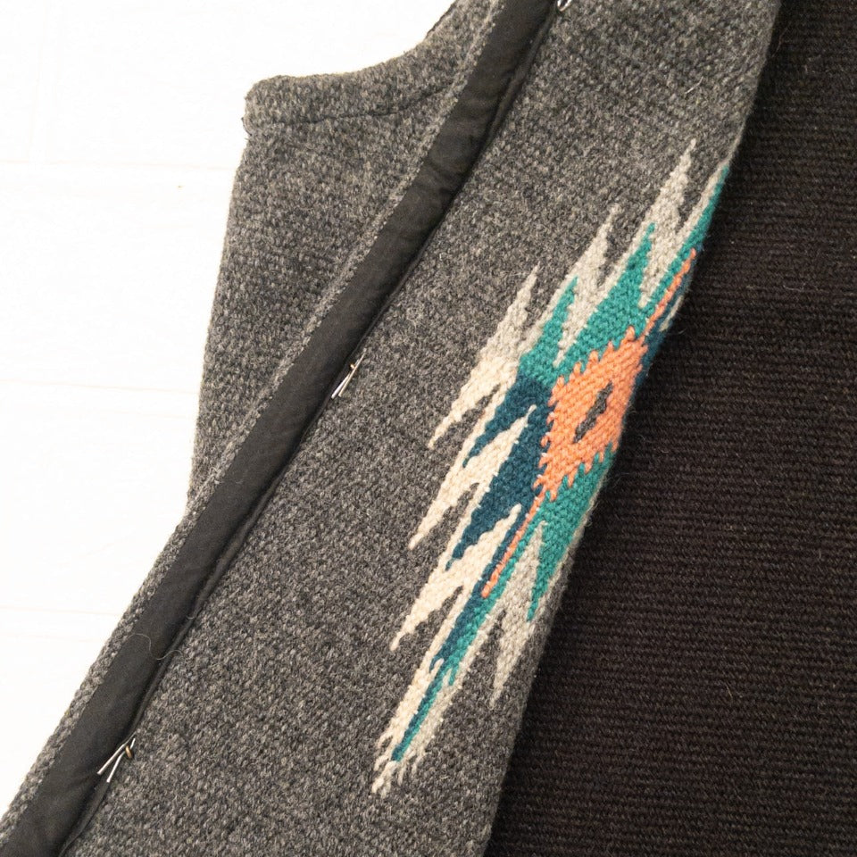 TRUJILLO’S CHIMAYO 3COLORS VEST(BROWN,GREY,BLACK)