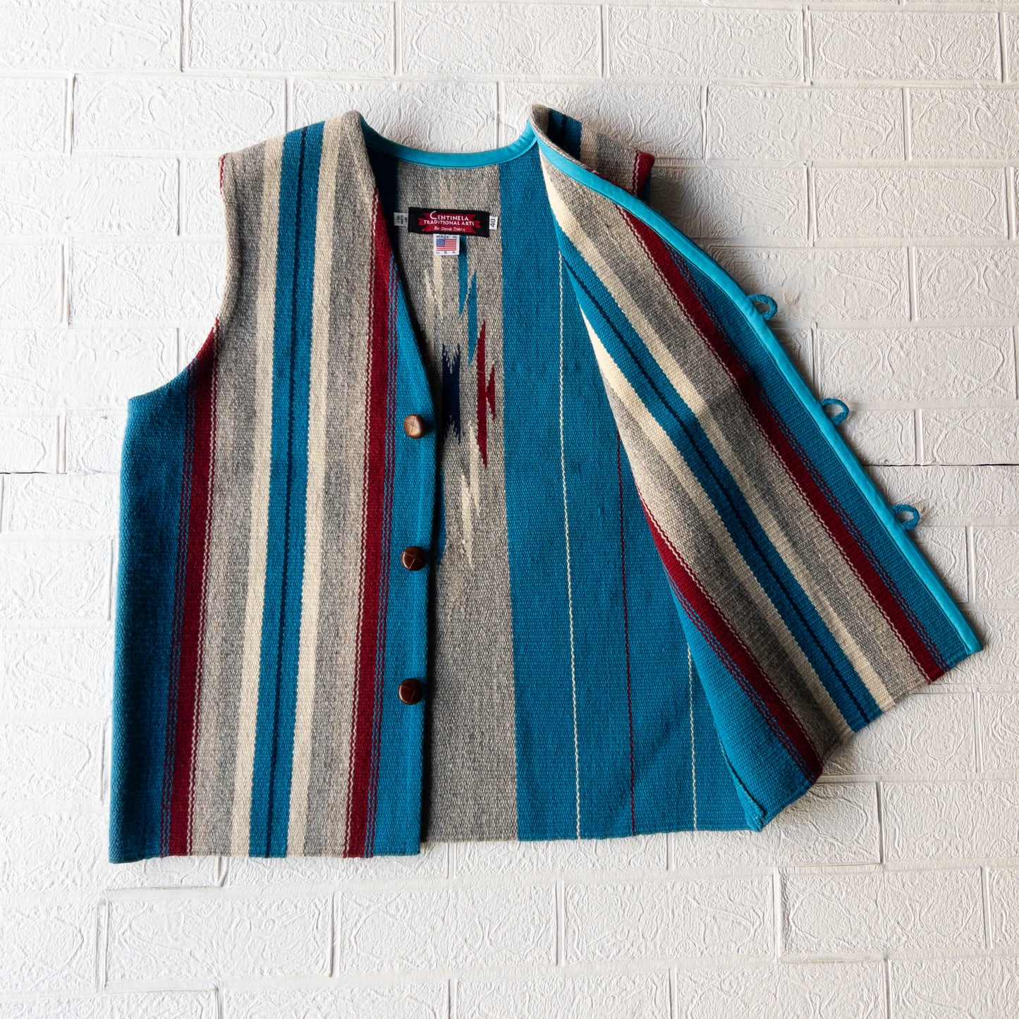 CENTINELA CHIMAYO TURQUOIS BLUE VEST (SIZE38)var.1