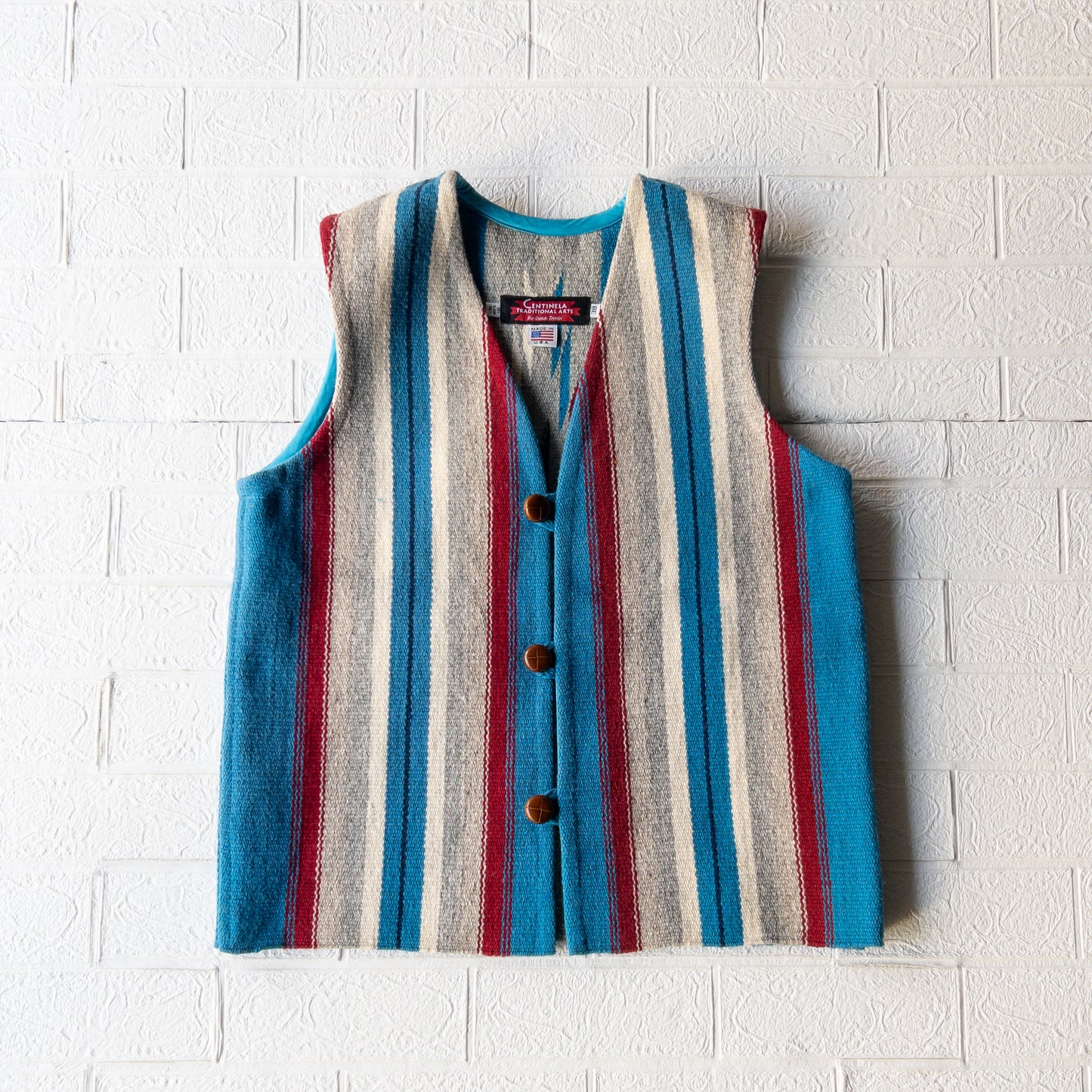 CENTINELA CHIMAYO TURQUOIS BLUE VEST (SIZE38)var.1