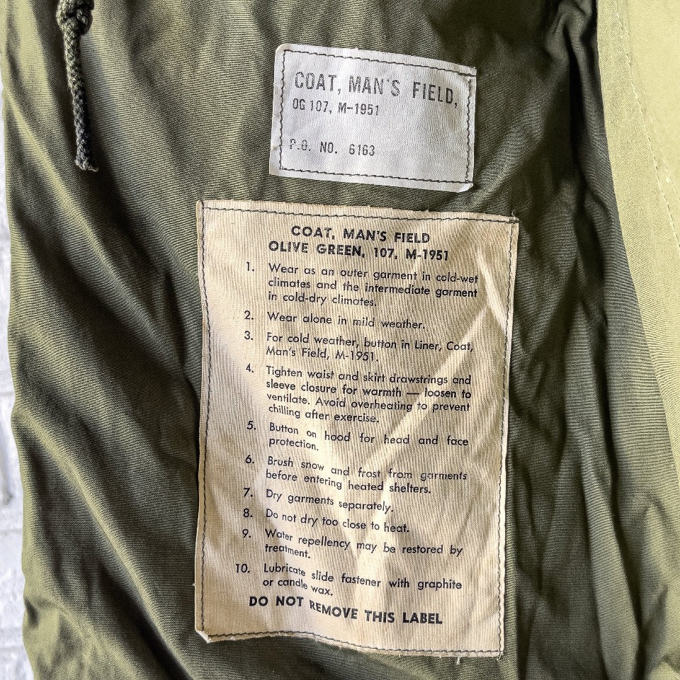 US ARMY M51 FIELD JACKET 1950'S DEAD STOCK(OG107)