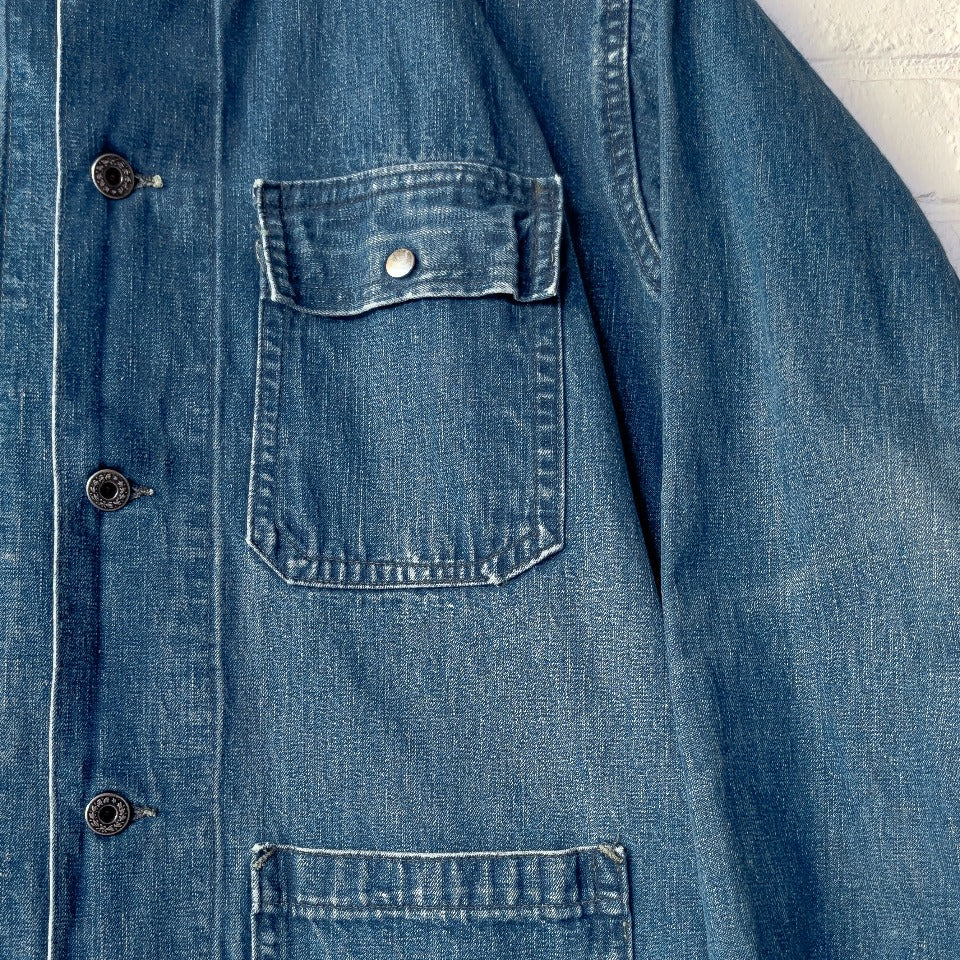 U.S. PRISONER COVERALL DENIM JACKET 1940'S VINTAGE