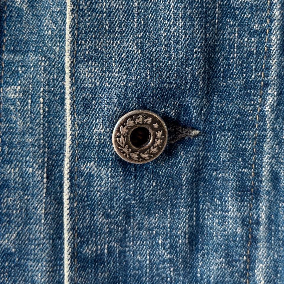 U.S. PRISONER COVERALL DENIM JACKET 1940'S VINTAGE