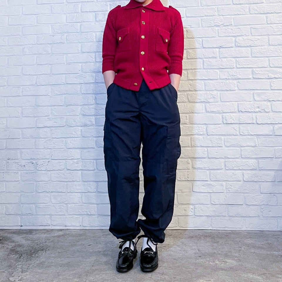 BRITISH WOMEN’S KNIT 1950'S VINTAGE(RED)