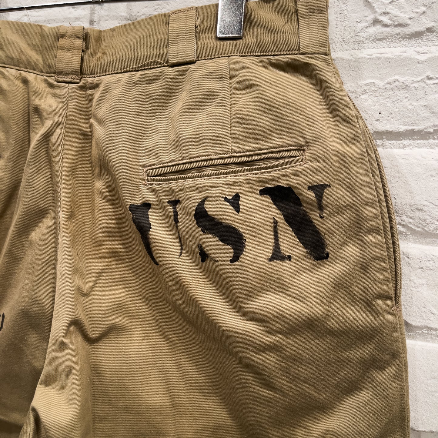 SHANANAMIL GYPSY USN PINUP HAND DRAWN CHINO PANTS VINTAGE VAR.3