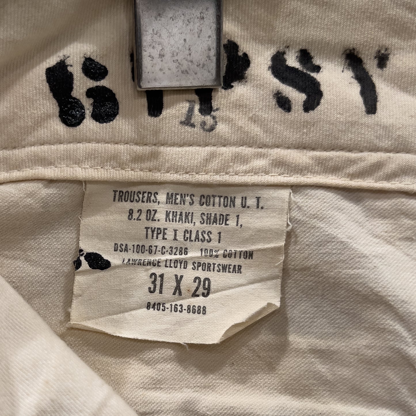 SHANANAMIL GYPSY USN PINUP HAND DRAWN CHINO PANTS VINTAGE VAR.3
