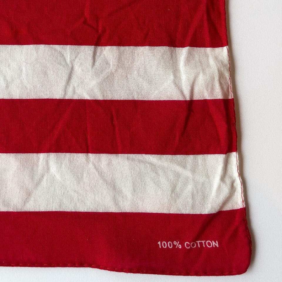AMERICAN FLAG BANDANA 1960'S ALMOST DEAD STOCK