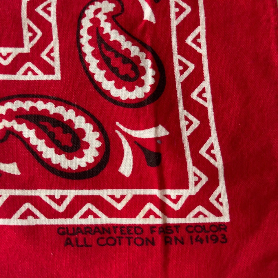 PAISELY BANDANA 1950’S DEAD STOCK