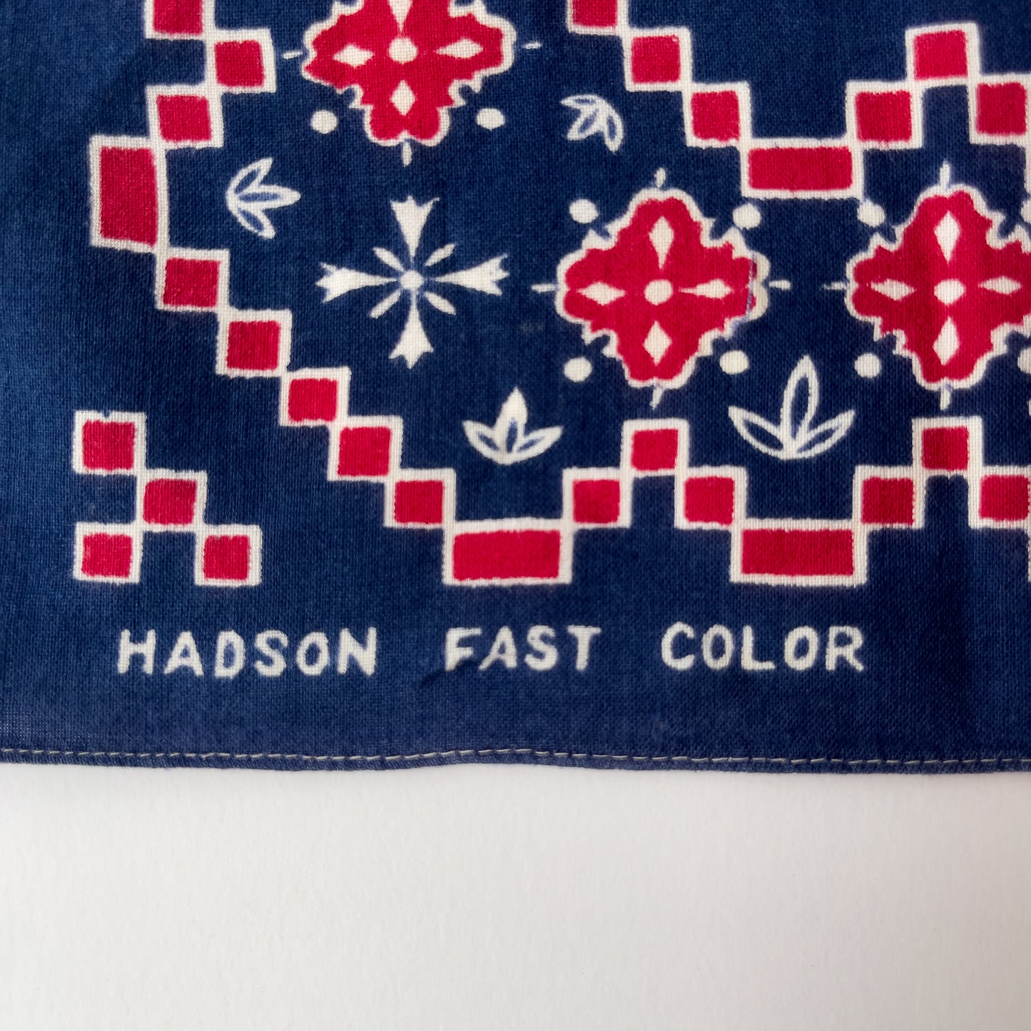HADSON BANDANA 1930-40'S VINTAGE *SUPER RARE