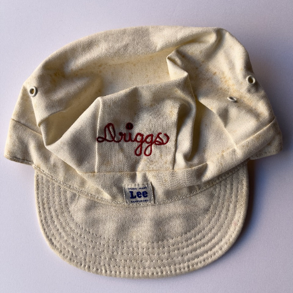 LEE COTTON HBT WORK CAP 1950'S DEAD STOCK