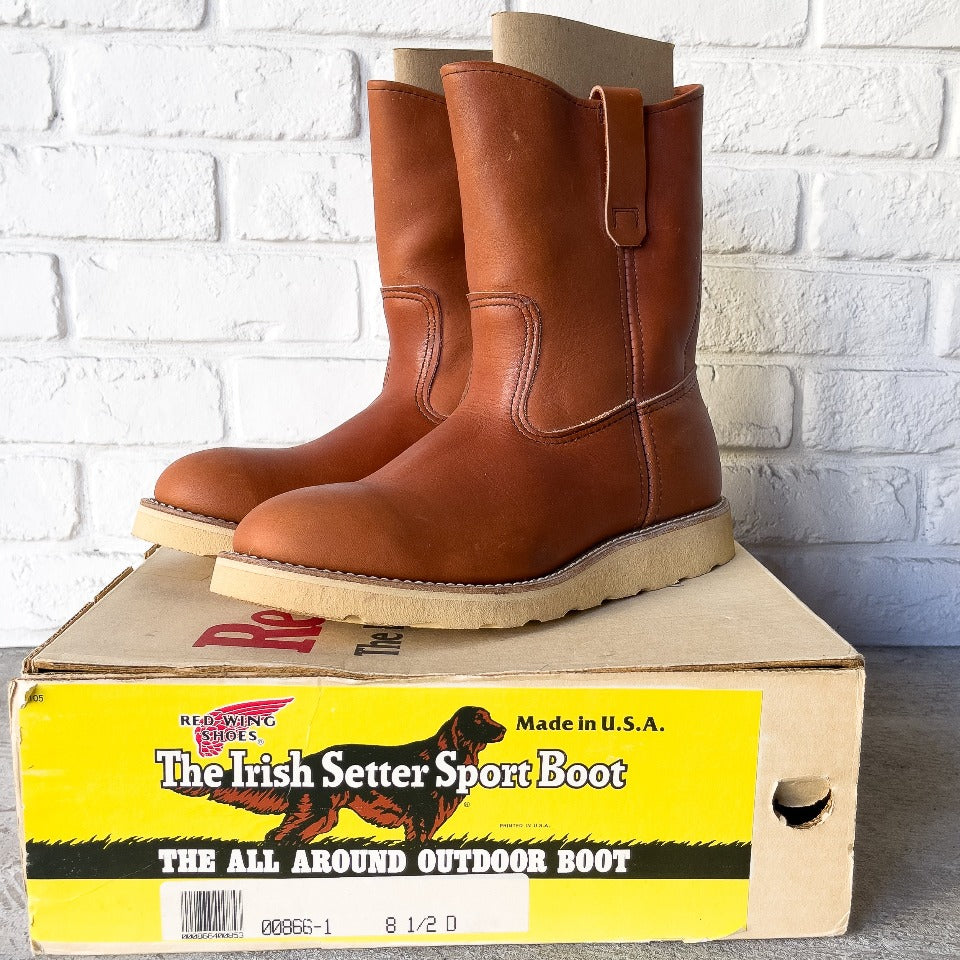 RED WING 866-1 PECOS BOOTS NOS 1980'S DEAD STOCK