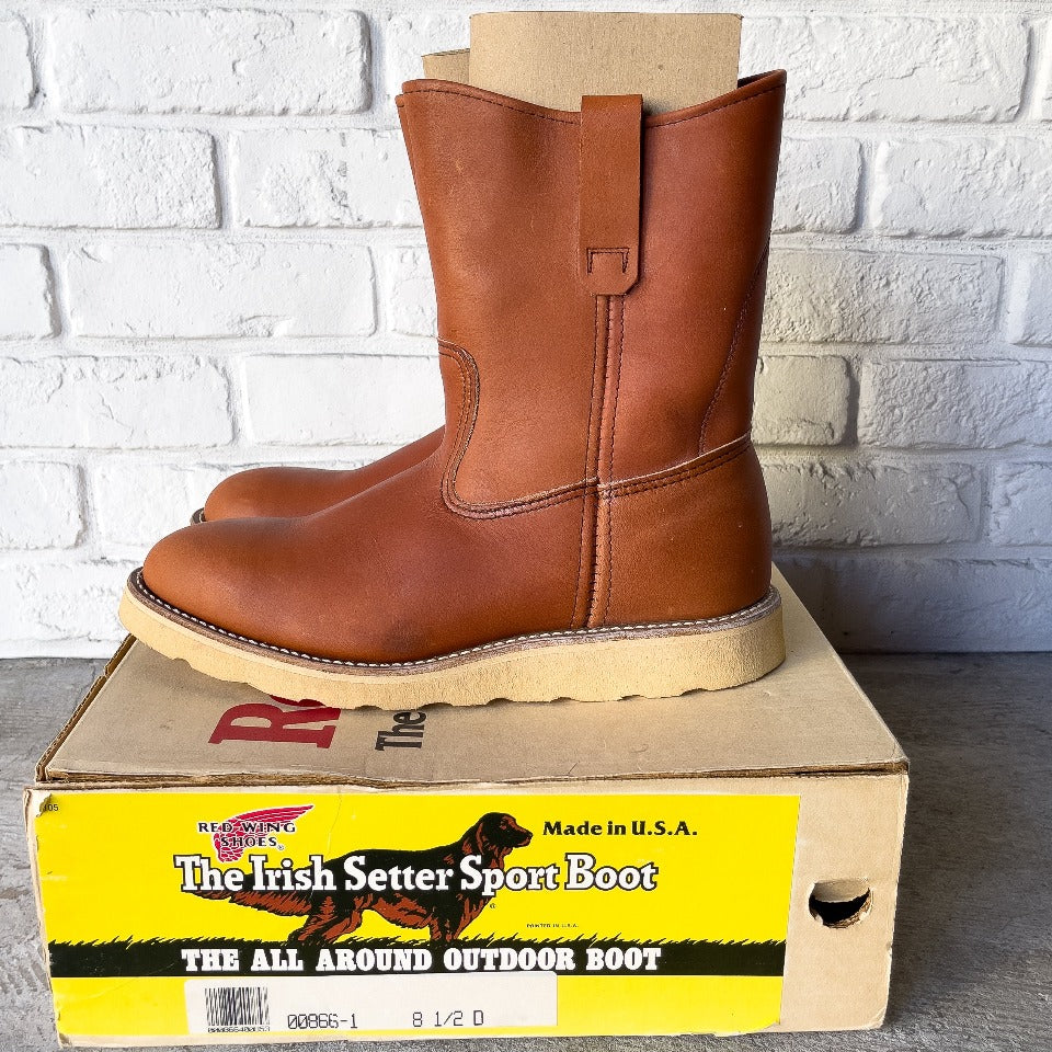 RED WING 866-1 PECOS BOOTS NOS 1980'S DEAD STOCK