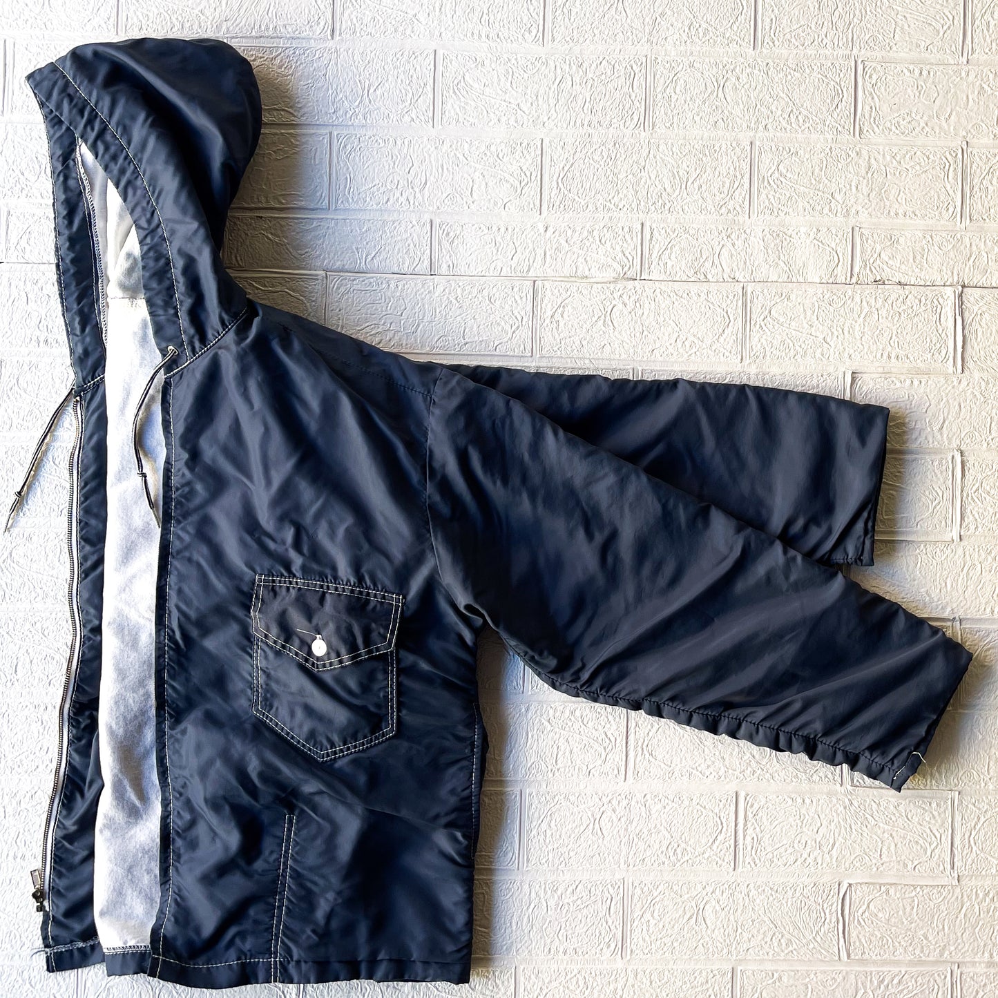 BIRDWELL HOOD NYLON JACKET 1980'S VINTAGE