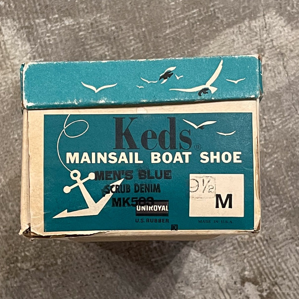 KEDS MAINSAIL BOAT SHOE 1950’S DEAD STOCK