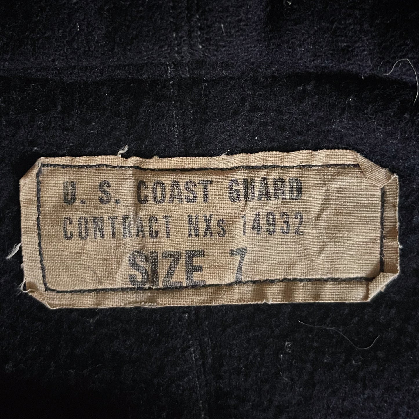 USCGDECK CAP WW2 VINTAGE