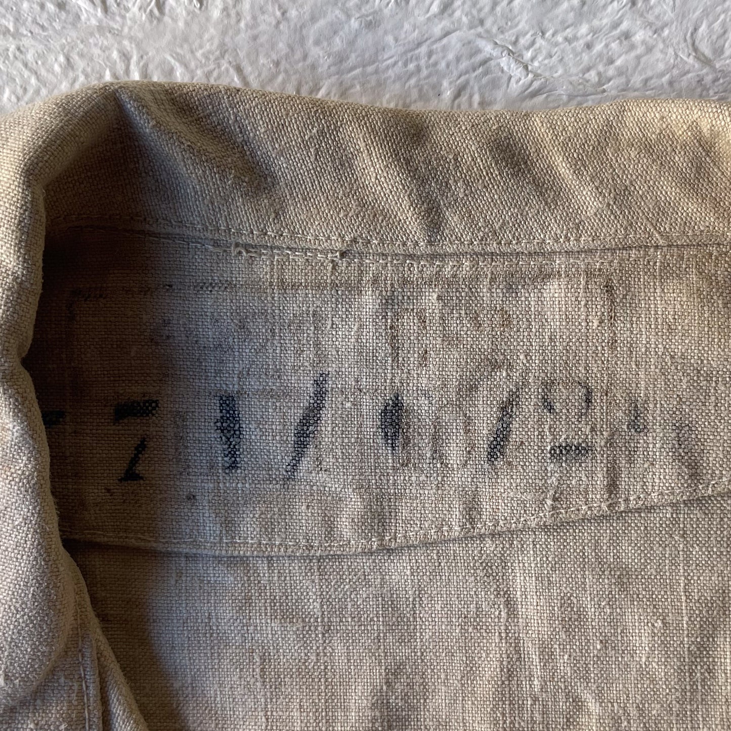 FRENCH NAVY LINEN SAILOR SHIRTS VINTAGE 1923