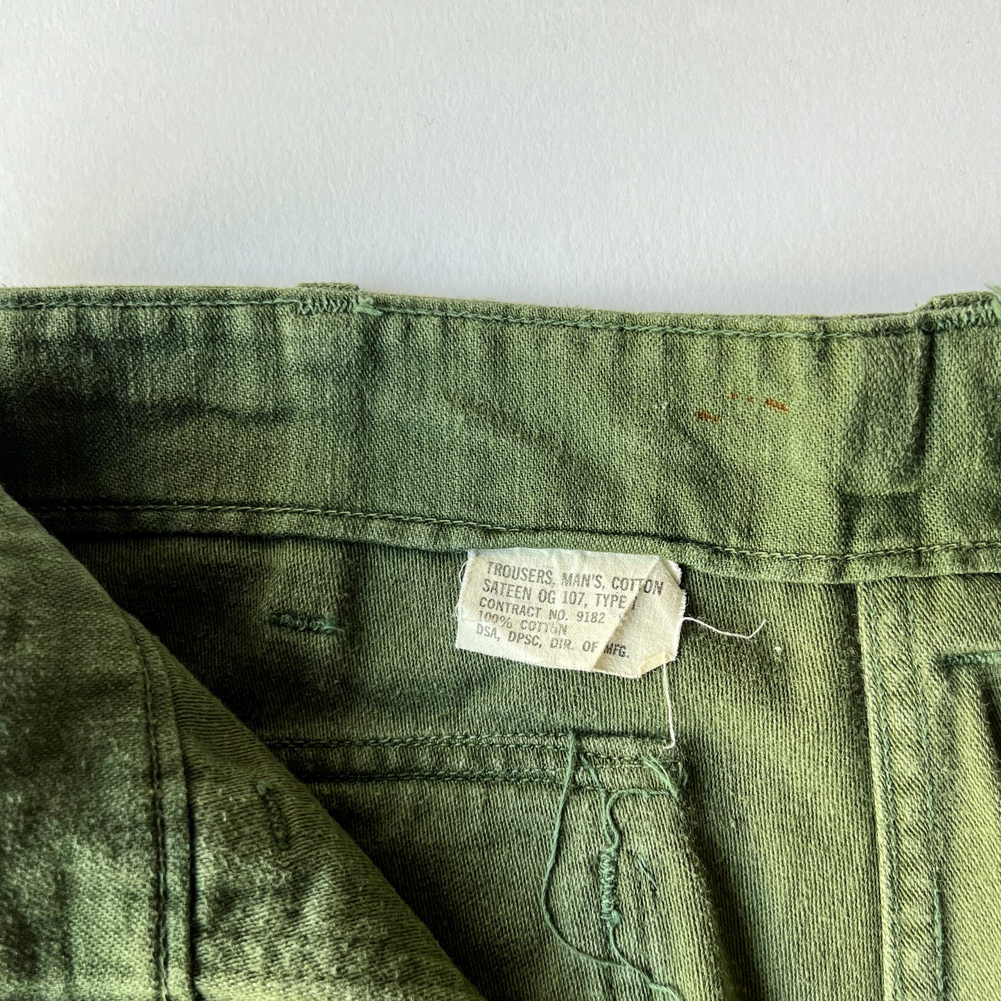 SHANANA MIL DAISY® US ARMY COTTON SATEEN BAKER PANTS(OG107)var.4
