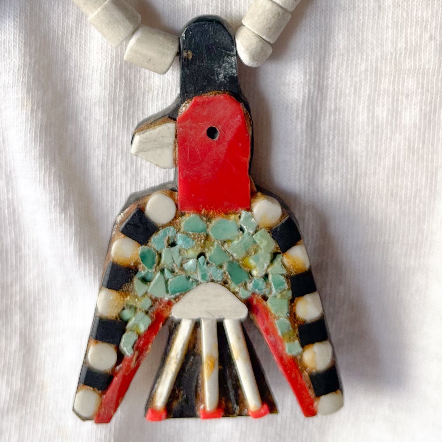 SANTO DOMINGO BATTERY BIRD NECKLACES THUNDERBIRD 1930'S ②