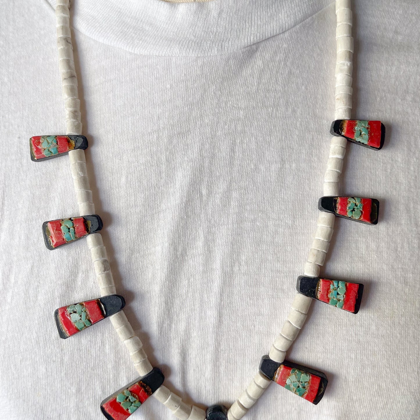 SANTO DOMINGO BATTERY BIRD NECKLACES THUNDERBIRD 1930'S ②