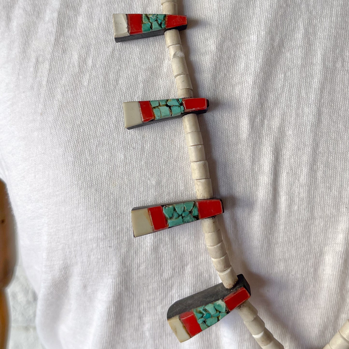 SANTO DOMINGO BATTERY BIRD NECKLACES THUNDERBIRD 1930'S ③