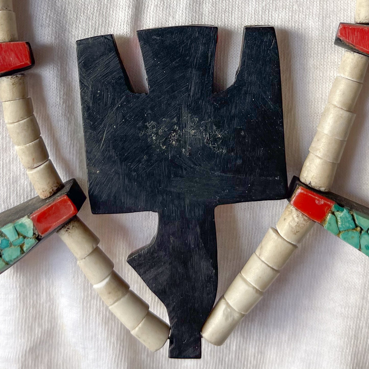 SANTO DOMINGO BATTERY BIRD NECKLACES THUNDERBIRD 1930'S ③