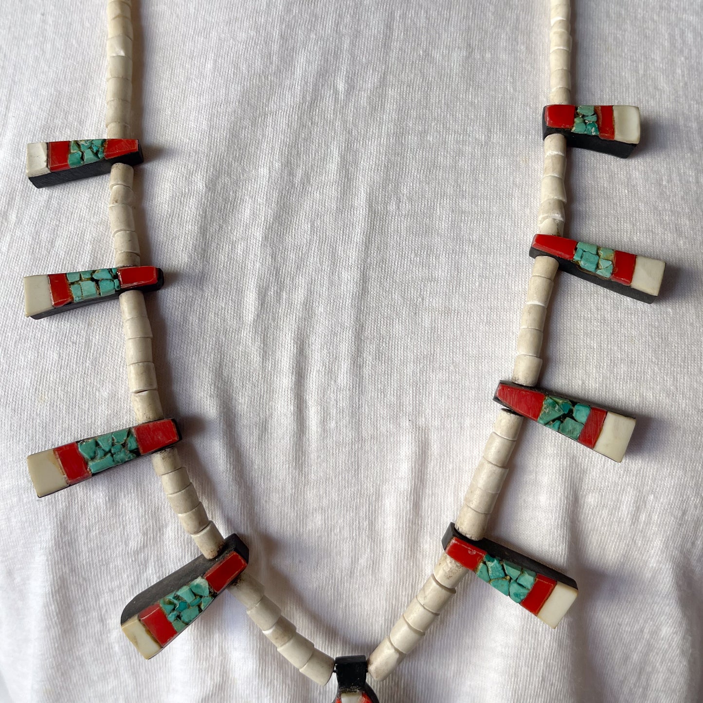 SANTO DOMINGO BATTERY BIRD NECKLACES THUNDERBIRD 1930'S ③