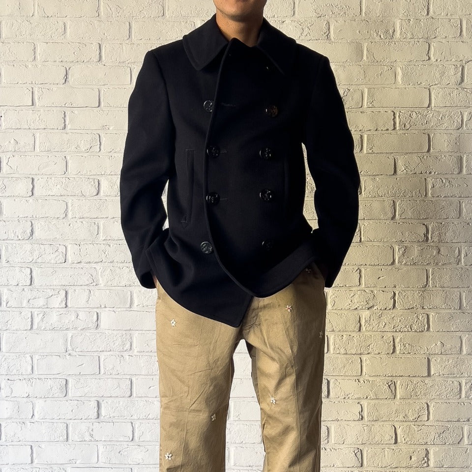 WWⅡ U.S. NAVY P-COAT 1940'S DEAD STOCK(34)