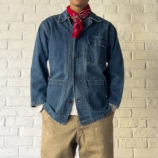 U.S. PRISONER COVERALL DENIM JACKET 1940'S VINTAGE