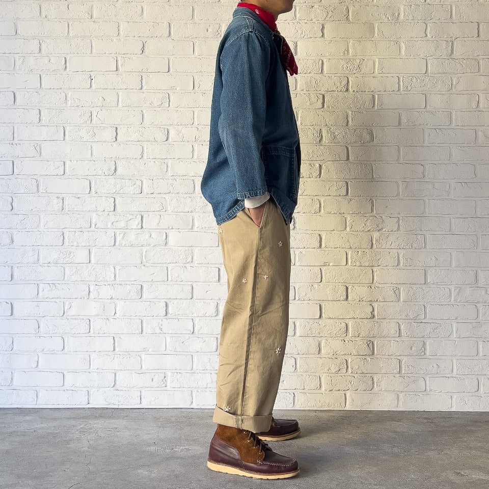 U.S. PRISONER COVERALL DENIM JACKET 1940'S VINTAGE